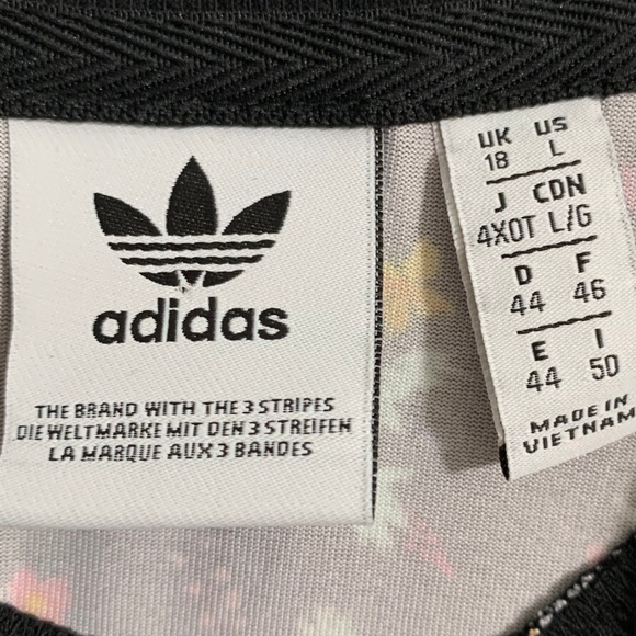 Adidas Multicolor Floral Print Crewneck Dress - Picture 6 of 7